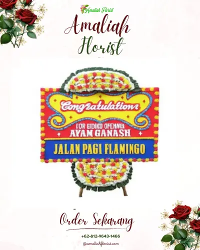 Bunga Papan Congratulation di Solear